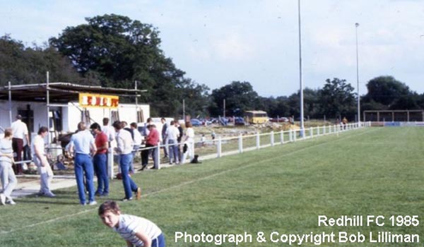 Kiln Brow, Redhill FC. 1985. © Bob Lilliman
